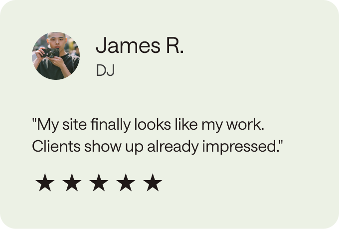 James R. testimonial